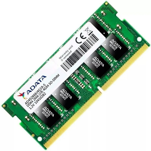 Memoria Sodimm Adata 4gb Ddr4 2666 Mhz Para Notebook