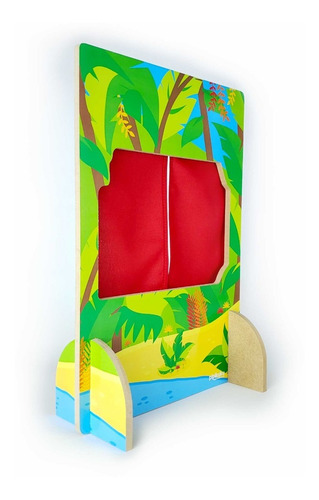 Imagen 2 de 2 de Teatro Temático Selva De Títeres De Madera Pipikuku