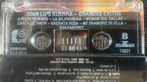 Cassette De Jose Luis Guerra Grandes Exitos (645