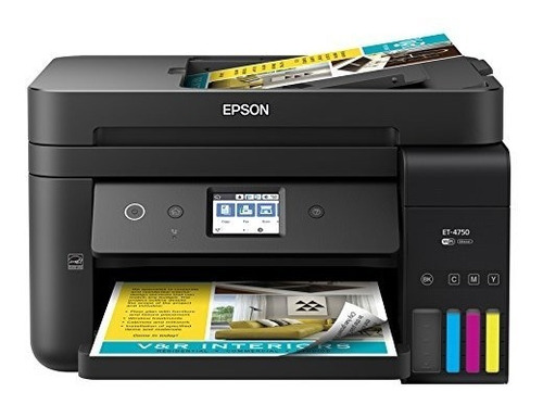 Epson Workforce Et 4750 Ecotank Wireless Color All In One