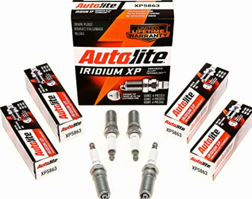 Autolite Xp5863-4pk Iridium Xp Bujía, Paquete De 4