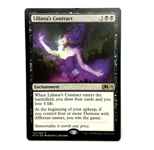 Liliana's Contract - Carta Magic The Gathering Core Set 2019