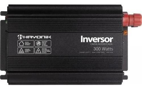 Inversor 12v Para 127v De Energia Hayonik - 300w/600w