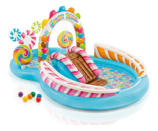Inflable Para Piscina Pool Candy  Con Purpurina Para Cab Flb 