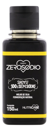 Molho Shoyu Zero Sódio Frasco 150ml