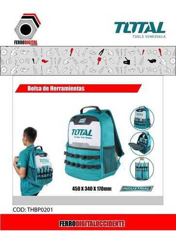 Imagen 2 de 4 de Morral De Herramientas 18 X13.6 X6.8
