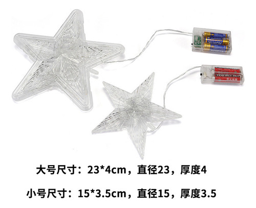 Luces Led Con Forma De Estrella Luminosa Para Decoración De