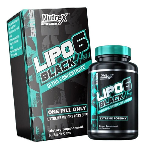 Nutrex Lipo6 Black Ultra Concentrado | 60 Cápsulas