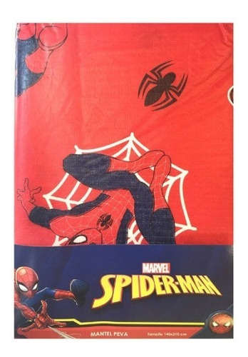 Mantel Cumpleaños 140 X 210 Cm Spiderman Original Cotillón