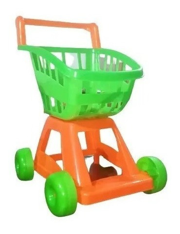 Juguete Carrito Mercado Niños Plastico Multicolor