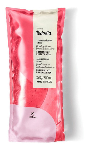 Tododia Jabon Liquido En Gel Frambuesa Y Pimienta Rosa Repto