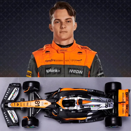 Miniatura F1 2023 Mclaren Mcl60 Norris S/piloto 1/43 Burago