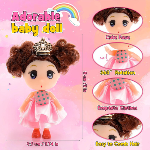 Juguetes Para Bebés Para Niñas De 1, 2 Y 3 Años, Juego De 6