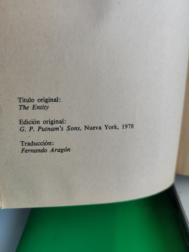 El Ente. Frank De Felitta (Usado)
