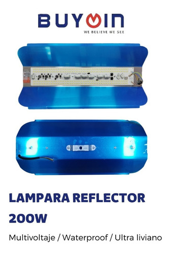 Lampara Reflector Led 200w De Tungsteno Ip-65 / 85-265v 