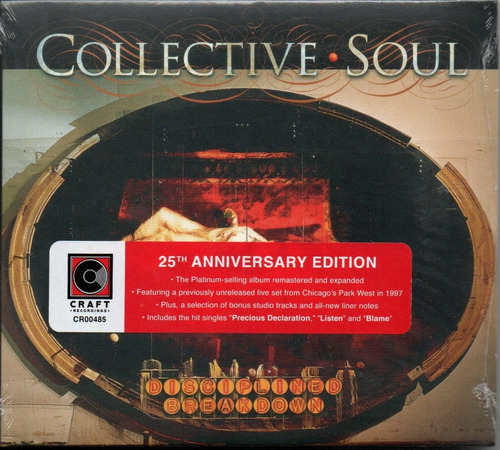 Collective Soul Disciplined Breakdow 25th Nuevo Keane Ciudad