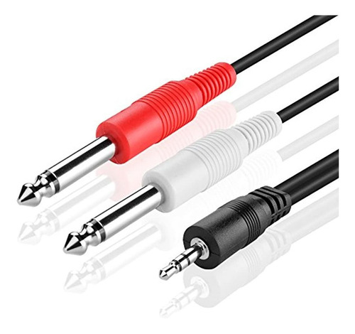 Tnp Premium Trs A Doble 14 Pulgadas Ts  Cable De Audio Macho