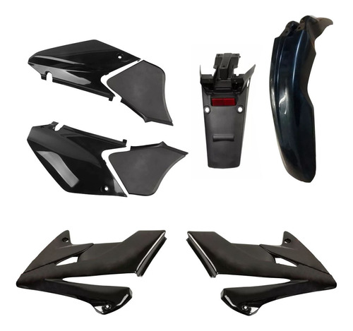 Kit Plasticos Honda Tornado Xr 250 Negro Completos Fas Motos