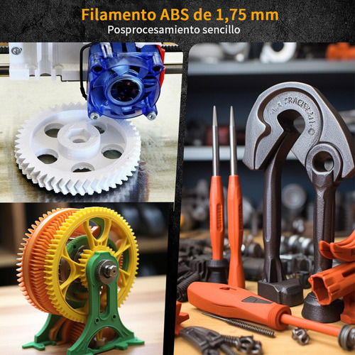 Filamento Abs 1.75 Mm Sunlu 1 Kg Color Blanco