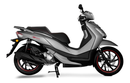 Imagem 3 de 15 de Dafra Citycom Hd 300 2023 Abs Cinza 0km Pronta Entrega