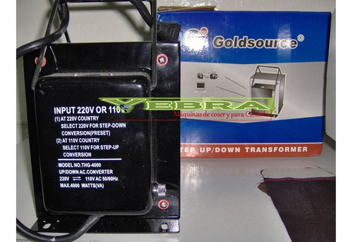 Convertidor De Voltaje 110-220v. Thg- 4000w De Paquete (Usado)