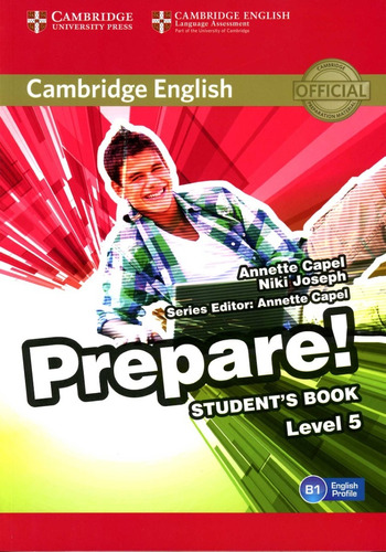 Prepare 5 - Student's Book, De Capel, Annette. Editorial Cambridge University Press, Tapa Blanda En Inglés Internacional, 2015