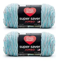 Comprar Pack De 2 Ovillos De Lana Red Heart Super Saver Jumbo Island