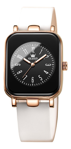 Relojes Olevs Con Esfera Cuadrada Para Mujer 9961