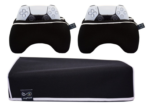 Kit 1 Funda Consola Horizontal Ps5 Slim + 2 Fundas Joystick