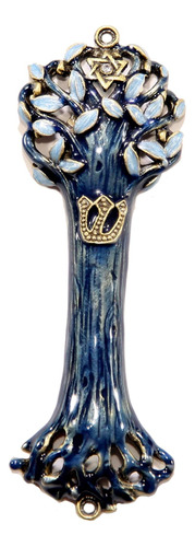 Bless This House With Tree Of Life Mezuzah - Estuche Me...