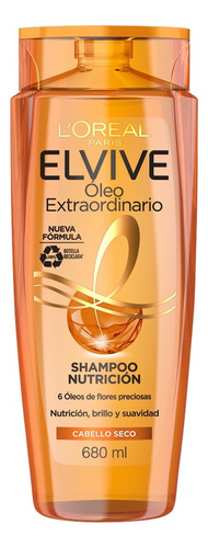  Loreal Shampoo Nutricion Oleo Extraordinario Elvive 680 Ml