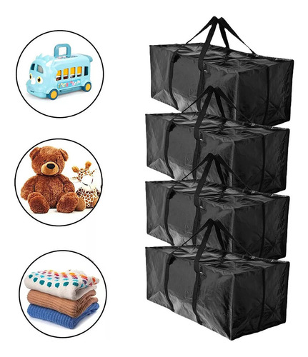 4 Bolsas De Mudanza Extra Grandes, Bolsas De Almacenamiento