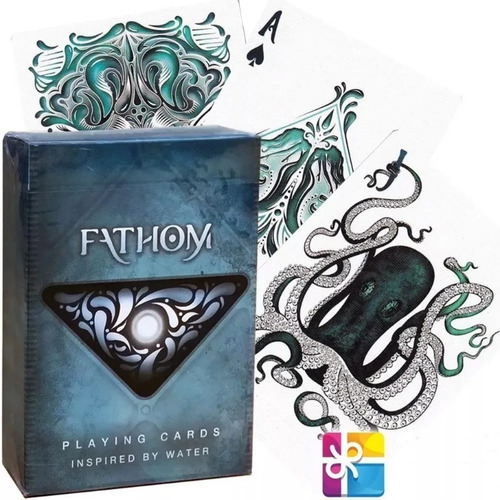 Baralho Invisible Fathom Wather Ellusionist Mágica Autêntico