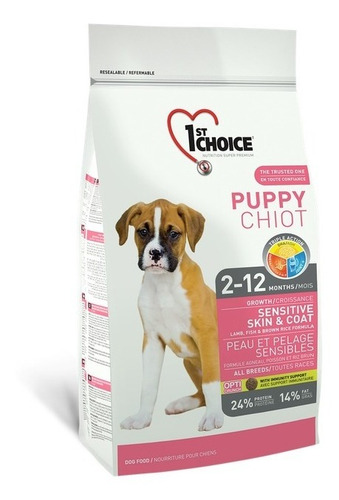 Imagen 1 de 2 de Alimento Perro 1st Choice Cachorro Piel Sensible 2.72 Kg