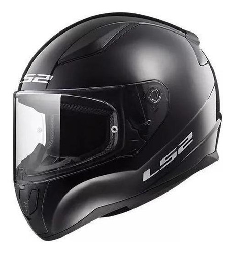 Capacete Ls2 Ff353 Rapid Monocolor Cor Black Desenho Solid Tamanho do capacete 56