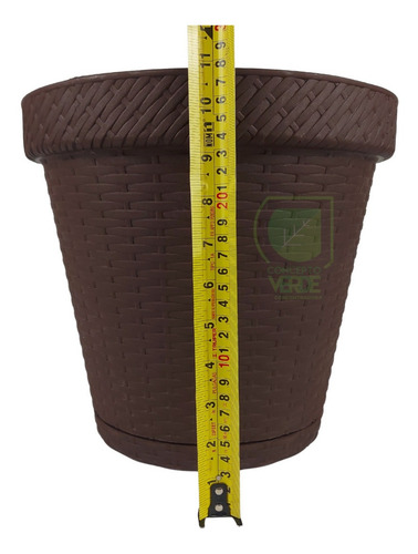 Maceta Rattan Redonda 30.5cm