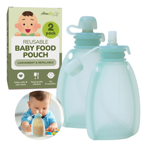 Bolsas Reutilizables Para Comida De Bebé 4.4 Oz De Material