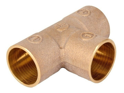 Tee De Bronce So-so-so 3/4 Pulgadas