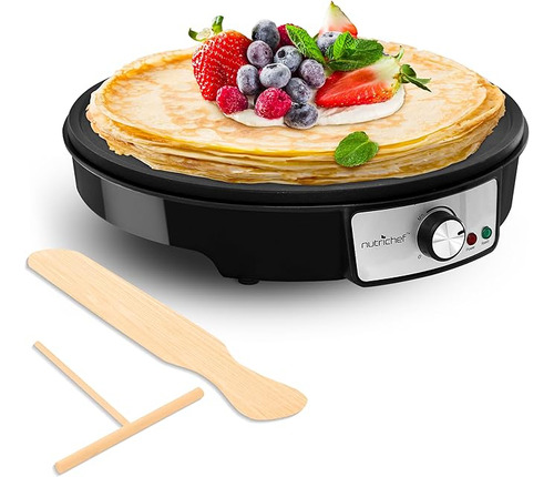 Plancha Electrica Para Crepe Placa Cocina Antiadherente Alum