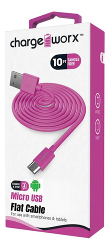 Cable Micro Usb Chargeworx Cx4511pk 3 Metros 