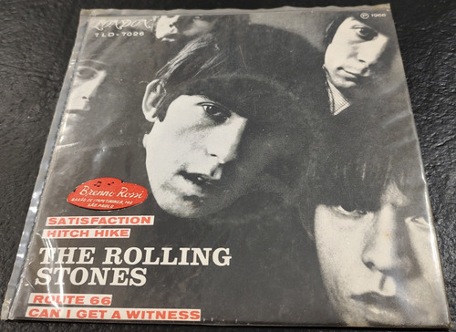The Rolling Stones Satisfaction Hitch 7' Simple Brasil 1966