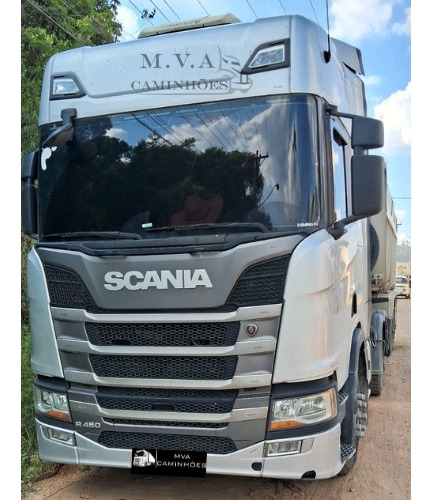 Scania R450 6x2 Ano 2020 Único Dono C/ Caçamba 25m Ano