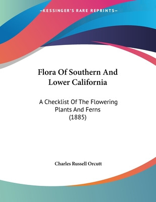 Libro Flora Of Southern And Lower California: A Checklist...