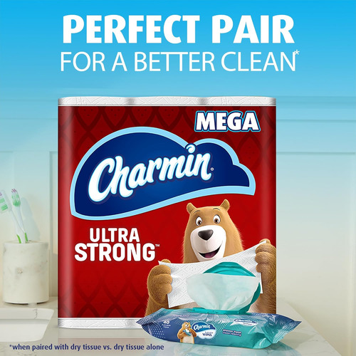 Toallitas Desechables Charmin, 160 Toallitas En Total (4 Paq