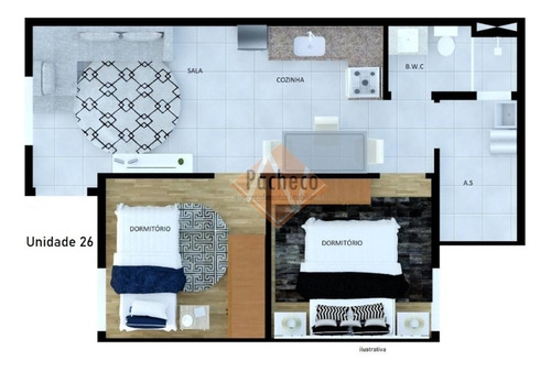 Imagem 4 de 10 de Apartamento Na Vila Ré, 2 Dormitórios, 40,2 M, R$ 230.000,00 - 10