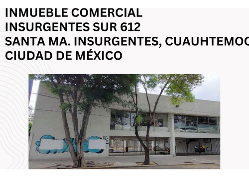 Edificio De 2 Niveles, Santa María Insurgentes Cuauhtémoc, Cdmx., Habitacional Con Comercio Y/o Servicio En Pb H/3/20, Densidad Smc/sv