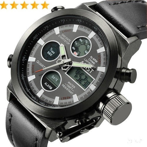 Reloj Hombre Militar Amst Importado