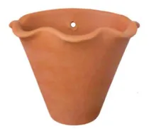 Comprar 4 Vasos Barro Cerâmica Parede Jardim Orquídea Flores Plantas