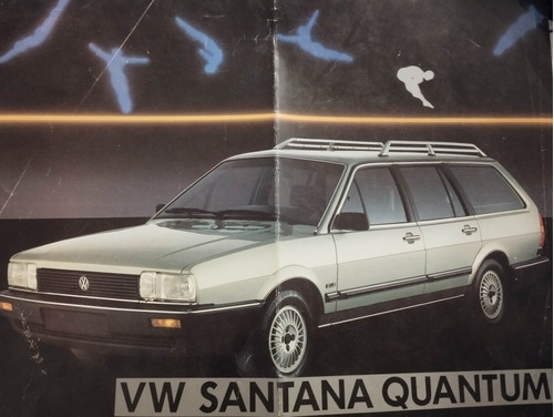 Vw Santana Quantum Folleto Catálogo Original Impreso Colecci