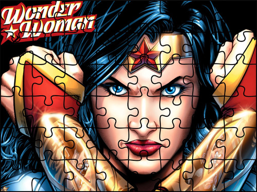 Rompecabezas Wonder Woman Mujer Maravilla 48 Piezas X